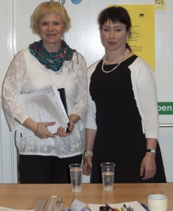 Jadwiga Kunicka (L) i Joanna Rachwał (P) ze szkoły na Balham/ Fot. Małgorzata Bugaj-Martynowska