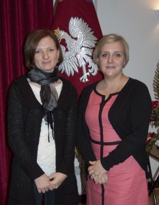 Małgorzata Konopińska (od lewej) i Dorota Glińska ze szkoły im. gen. Sikorskiego w Brighton/ Fot. Małgorzata Bugaj- Martynowska